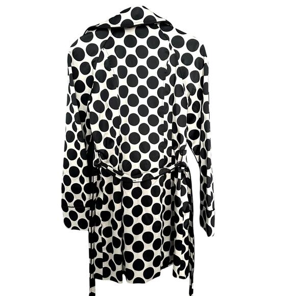 Polka Dot Trench Coat - Picture 2 of 4